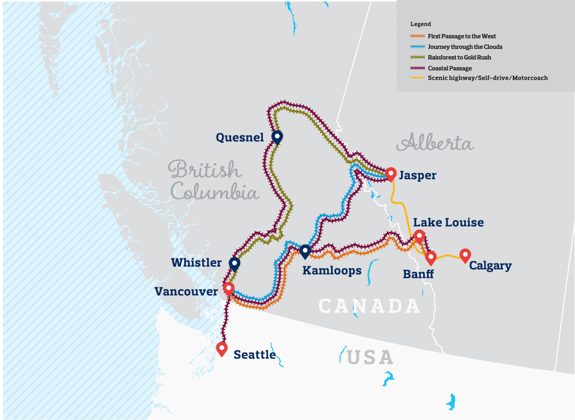 ROCKY MOUNTAINEER TRAIN Tours to Canada CBT Luxury Edition Canada